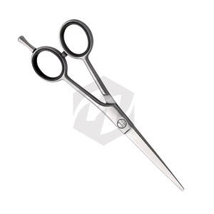 กรรไกรตัดผมคุณภาพสูง ผลิตจากสแตนเลสสตีลแบบด้าน พร้อมที่พักนิ้วปรับได้ - Product Image 3