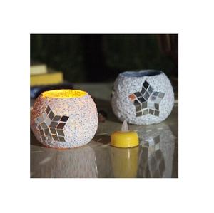 Luxury Style <b>Large</b> Tea Light Candle Holder Home Decor Mosaic Glass Candle Holder Tea Light Holder for Weddings Christmas Custom - Product Image 6