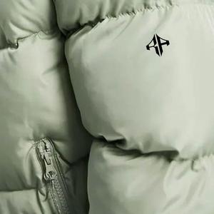 Nueva chaqueta de invierno con logotipo personalizado superior 2025, chaqueta acolchada con cremallera estampada transpirable de poliéster 100% de ATLANTIC - Product Image 6