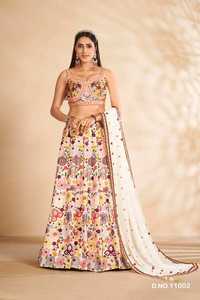 Lehenga Choli de haute qualité de l'inde dernière tenue ethnique Lehenga de mariage et de fête pour dames - Product Image 4