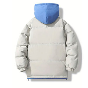 Veste matelassée en toile pour homme de haute qualité, service OEM, respirante, design vintage, vente directe d'usine - Product Image 2