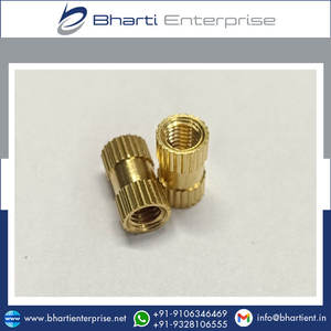 Attaches du fabricant 26 TPI moulage en laiton moleté femelle fileté insert écrou coquille 1/4 taille de filetage pour moulage en plastique - Product Image 2