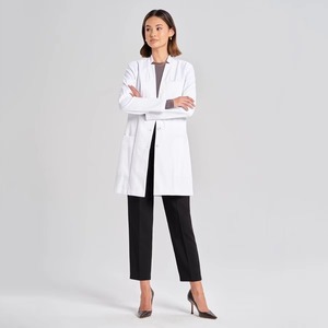 Cómodo uniforme de hospital Scrub Jacket Universal Stretch Lab Coat para mujeres - Product Image 6