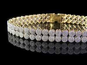 Best Personalized Moissanite Diamond Tennis <b>Bracelet</b> In S925 <b>Sterling</b> <b>Silver</b> with Classic Dazzling <b>Charm</b> Jewelry for Women Gift - Product Image 2