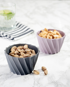 AFOSSA Bol à collation en spirale pour noix et collations 200ml Petit bol en plastique élégant Idéal pour servir des apéritifs et des desserts à la maison - Product Image 5