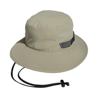 Chapeau personnalisé pour hommes et femmes Chapeau seau noir avec ficelle résistant à l'eau respirant refroidissant Chapeau de pêcheur