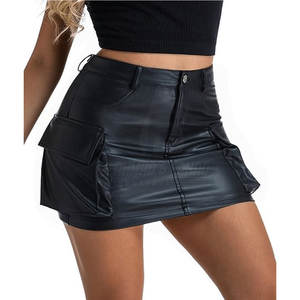 Shorts en cuir pour femmes, style tendance, cuir de vache véritable, respirant, écologique, coupe courte, tissu de haute qualité - Product Image 6