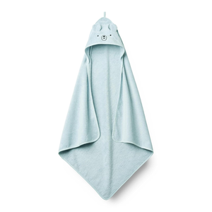 High Quality Lightweight Breathable Cotton Baby <b>Hooded</b> Towel Custom Printed Newborn Bath Wrap for Bathroom Use - Product Image 3
