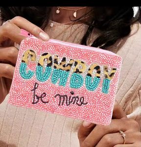 MD HANDICRAFTS Petite pochette brodée Perfect Cowboy Design-Sacs fourre-tout promotionnels Beauty and Utility Blend - Product Image 3