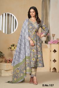 New Launched Pure 60/60 coton avec Handwork et dupatta Kurtis set for women vente en ligne - Product Image 3