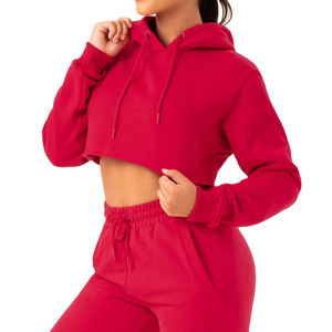 Sweat à Capuche Surdimensionné pour Femme, Ensemble 2 Pièces, Confortable, Long Crop Tops, Pantalon de Survêtement pour Hiver, Sweatshirts à Capuche pour Femme - Product Image 2