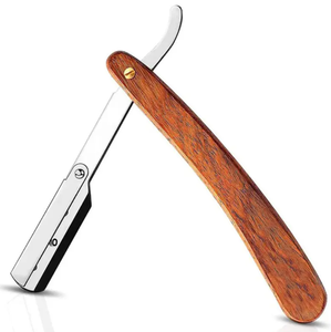 Revêtement de poudre noire de rasoir de rasage d'acier inoxydable allemand professionnel pour l'usage de salon de coiffure de barbier - Product Image 4