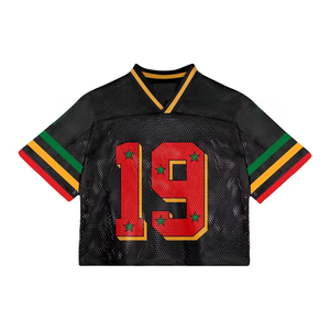 Camiseta de fútbol americano corta personalizada, camiseta de fútbol americano sublimada al por mayor para ropa de equipo - Product Image 5