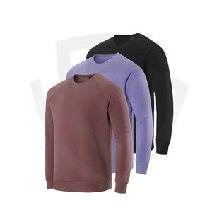 Sudadera con Capucha Extra Grande de Estilo Urbano, 100% Algodón, Gruesa para Invierno, Hombros Caídos, Color Sólido, Secado Rápido, Transpirable, Personalizable, Tendencia para Hombre - Product Image 1