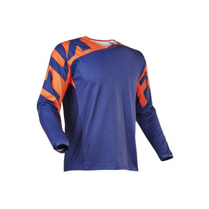 Jersey de Motocross Personalizado, Transpirable, de Poliéster/Algodón, con Estampado, de Manga Larga, de Alta Calidad - Product Image 6