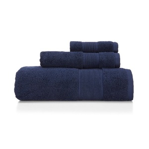 Serviette de bain en éponge à pois, haute densité, écologique, 100% coton biologique, certificat GOTS, logo personnalisé - Product Image 4