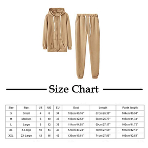 Logo Personnalisé Zip Up Deux 2 Pièces Pantalon de Survêtement et Sweat à Capuche Ensemble Joggers Survêtements pour Hommes - Product Image 5