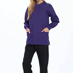 Veste de gommage pour femmes en gros tissu extensible antibactérien séchage rapide veste de gommage uniforme médical OEM pour les femmes - Product Image 4