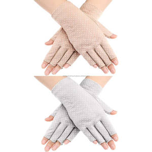 ถุงมือป้องกันแสงแดดแบบไม่มีนิ้วถุงมือขับรถ2024กลางแจ้งแบบเต็มนิ้วถุงมือป้องกันรังสียูวี - Product Image 6