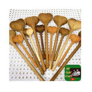 Elegante cuchara de madera hecha a mano de madera natural, ideal para cocinar, revolver y servir, utensilios de cocina duraderos y ecológicos - Product Image 3