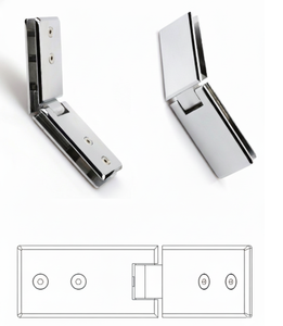 Bisagra <span class=keywords><strong>de</strong></span> 30 ° <span class=keywords><strong>de</strong></span> cierre automático <span class=keywords><strong>con</strong></span> certificación CE, herrajes para puertas <span class=keywords><strong>de</strong></span> <span class=keywords><strong>ducha</strong></span> <span class=keywords><strong>de</strong></span> estilo abierto, bisagra pivotante <span class=keywords><strong>de</strong></span> fácil instalación para mamparas <span class=keywords><strong>de</strong></span> <span class=keywords><strong>ducha</strong></span> <span class=keywords><strong>de</strong></span> vidrio - Product Image 4