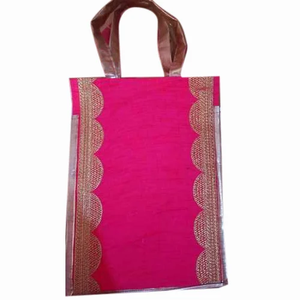 กระเป๋าปักลายดอกไม้ดีไซน์สวยพร้อมหูจับ,กระเป๋าถือสำหรับผู้หญิงและเด็กผู้หญิง - Product Image 1