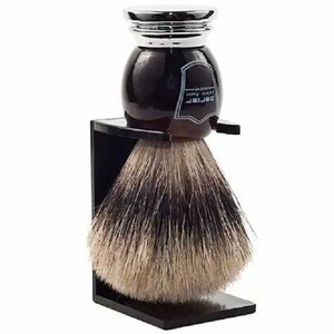 Handcrafted Horn Shaving <b>Kit</b> for <b>Men</b> with Soft Bristle Brush, Horn Bowl, and Stand Premium <b>Beard</b> <b>Grooming</b> and Face Care Set - Product Image 1