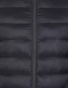 Blouson Bomber d'hiver épais pour homme, coupe pilote, coupe-vent, en nylon bleu, avec impression personnalisée, broderie de logo, imperméable, fermeture éclair, couleur personnalisée - Product Image 5