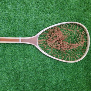 ตาข่ายจับปลาเทราท์ทำจากไม้คุณภาพสูงตาข่ายจับปลาเทราท์ตาข่ายไม้ชั้นสูงพร้อมตาข่ายลึกและปรับแต่งโลโก้ได้ - Product Image 1