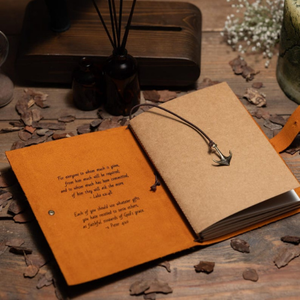 Diario de oración Cuaderno de cuero personalizado, diario de estudio bíblico recargable grabado personalizado, regalo para cristianos en Navidad - Product Image 4