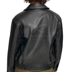<b>Women's</b> Fashion Plus Size Lightweight Breathable <b>Leather</b> Jacket Wholesale <b>Tops</b> - Product Image 4