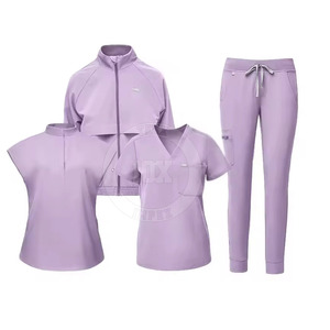 Ensemble de costume de gommage respirant pour hommes et femmes conçu pour le confort pendant les longs quarts de travail - Product Image 4