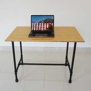 BFPB001-Pipebamboo 100x60cm <b>Folding</b> Laptop <b>Desk</b> for Office School & Living Room with Pipe Legs - Product Image 2