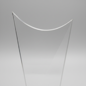 Trophée en acrylique durable poli, gravé et imprimé en typographie, en forme d'ailes de flamme, récompense transparente en cristal pour événements sportifs et corporatifs - Product Image 5