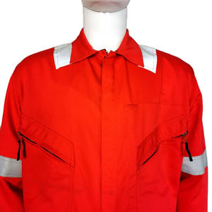 Combinaisons de travail pour électriciens ignifuges personnalisées à la vente chaude, uniformes de travail pour hommes, combinaisons haute visibilité avec résistance au feu - Product Image 2