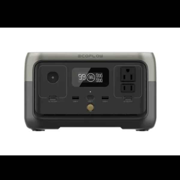 Ec oFl ow RIVER 2 Portable Power Station + 1110W Portable Solar Panel