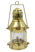 Lampe de lanterne nautique en acier inoxydable, exportation de lampe de bateau nautique en laiton avec finition Antique, lampe de bateau ancre nautique