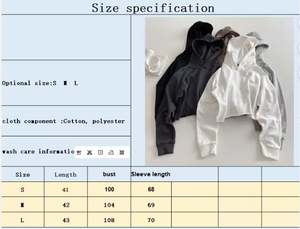 Vente en gros ODM/OEM de sweatshirts à capuche à col rond pour femmes ensemble de sweatshirts à capuche sexy - Product Image 5