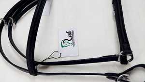 สายรัดข้อมือคริสตัล8มม. ทนทานอุปกรณ์แข่งม้าหนังเทียมสีเทาดีไซน์เนอร์ - Product Image 5