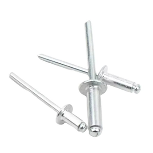 Remache de cobre sólido GB827, remache de latón moleteado de cabeza redonda para martillo - Product Image 1