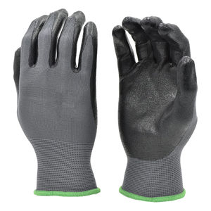 Gants de jardinage de vente chaude gants de jardinage de travail pour hommes garçons filles gants de jardinage en cuir gris avec logo personnalisé - Product Image 3