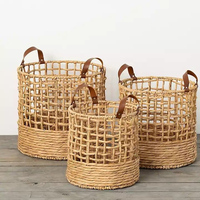 Panier à linge pliable en bambou écologique, adorable panier brodé de fleurs mini marguerites avec couvercle, idéal pour ranger les jouets et les vêtements des enfants