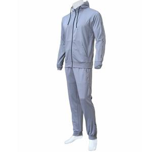 2024 ล่าสุดแฟชั่นผู้ชายโพลีเอสเตอร์ 2 ชิ้นชุดซิปคลุมด้วยผ้าโพลีเอสเตอร์สะท้อนแสง - Product Image 4