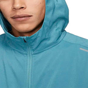 Chaqueta Cortavientos Impermeable y Transpirable Unisex de Poliéster/Algodón con Revestimiento de Lona, Chaqueta Acolchada con Logotipo Frontal, Diseño Elegante, Secado Rápido, Primavera - Product Image 6