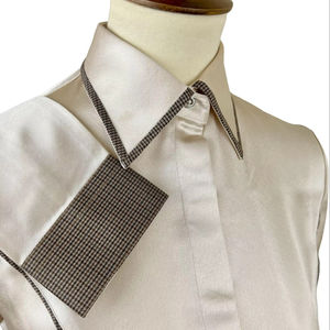 เสื้อคาวบอยโชว์แบบตะวันตกทำด้วยมือเนื้อผ้ายืดเงาแบบใหม่ - Product Image 1