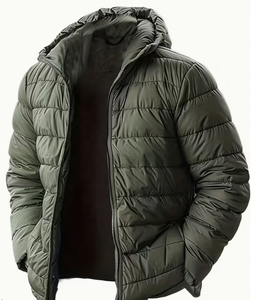 Sweat-shirts d'hiver pour hommes de qualité supérieure, 100% coton, décontractés, respirants, coupe-vent, écologiques, à capuche - Product Image 1