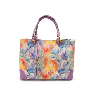 Structured Handbag in Genuine Dollaro Leather - Made in <b>Italy</b> - Art. 26121 - Product Image 1