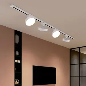 PetrickOrbit Projecteur LED sur rail moderne 30W à puce COB, corps en aluminium et PC, base 2 fils pour éclairage sur rail de supermarché, magasin de vêtements, boutique - Product Image 3