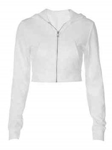 Sweat à capuche zippé personnalisé de haute qualité pour femmes tissu éponge imprimé pour une utilisation décontractée en hiver avec logo avant - Product Image 3