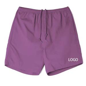 Pantalones cortos de baño con estampado floral a cuadros para hombre, traje de baño de diseño personalizado, ropa de playa elegante, precio al por mayor de fábrica en Bangladesh - Product Image 4